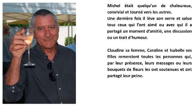 Hommage à Michel Bidoret ancien du TUC Rugby