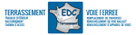 logo EDC Terrassement, partenaire du TUC Rugby