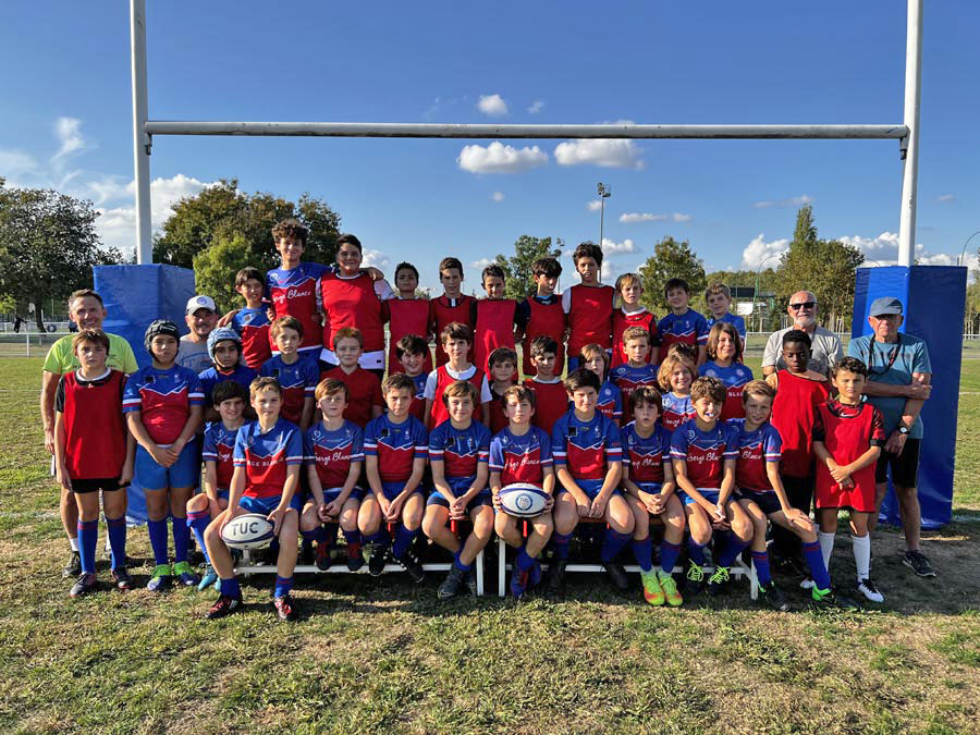 équipe U12 du TUC rugby 2022-2023